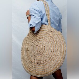 Magid oversized circle tote bag